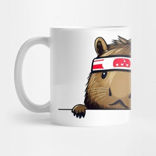 Sneaky japanese Capybara so cute Mug